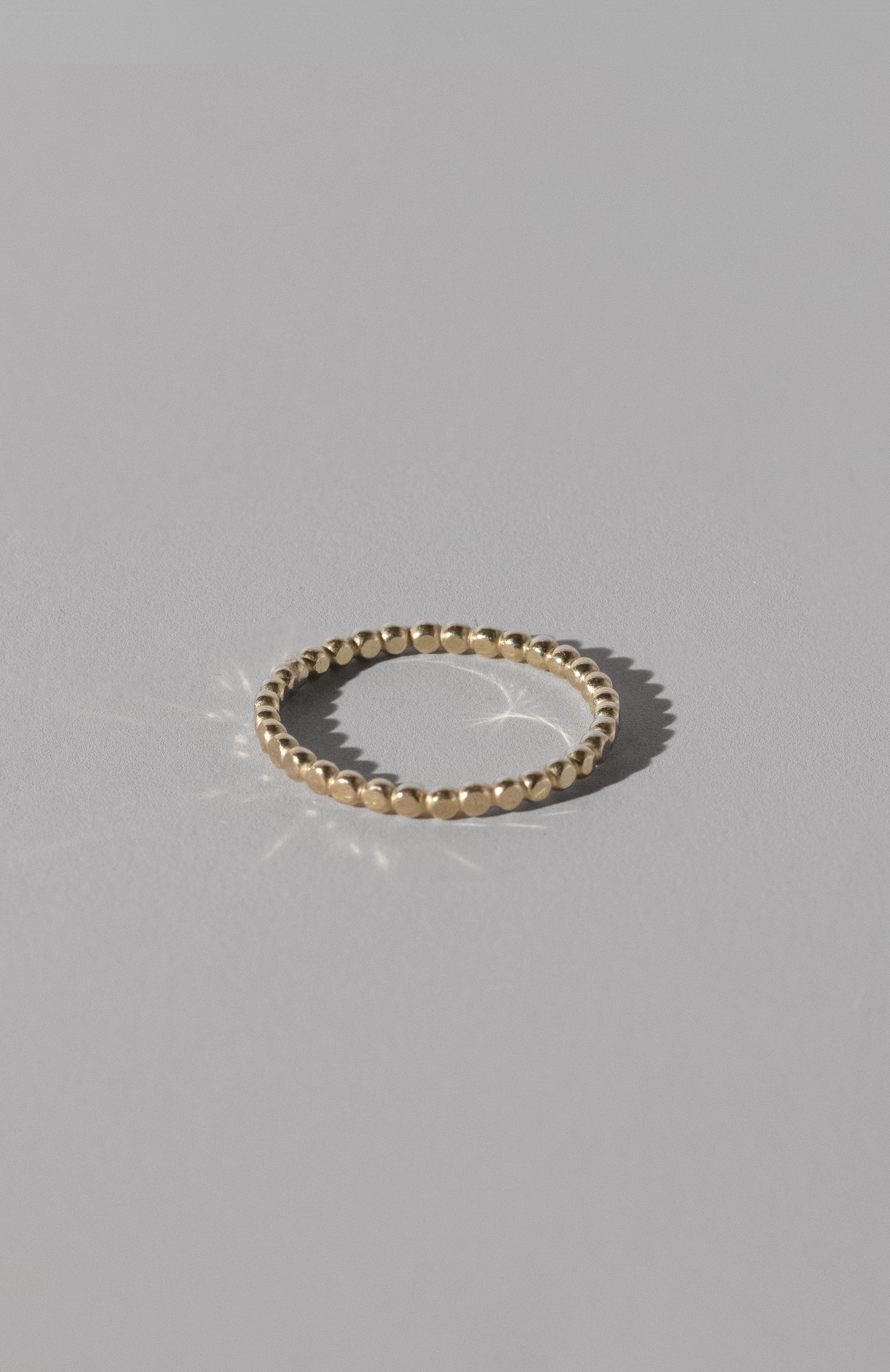 Hammered Sphere Ring