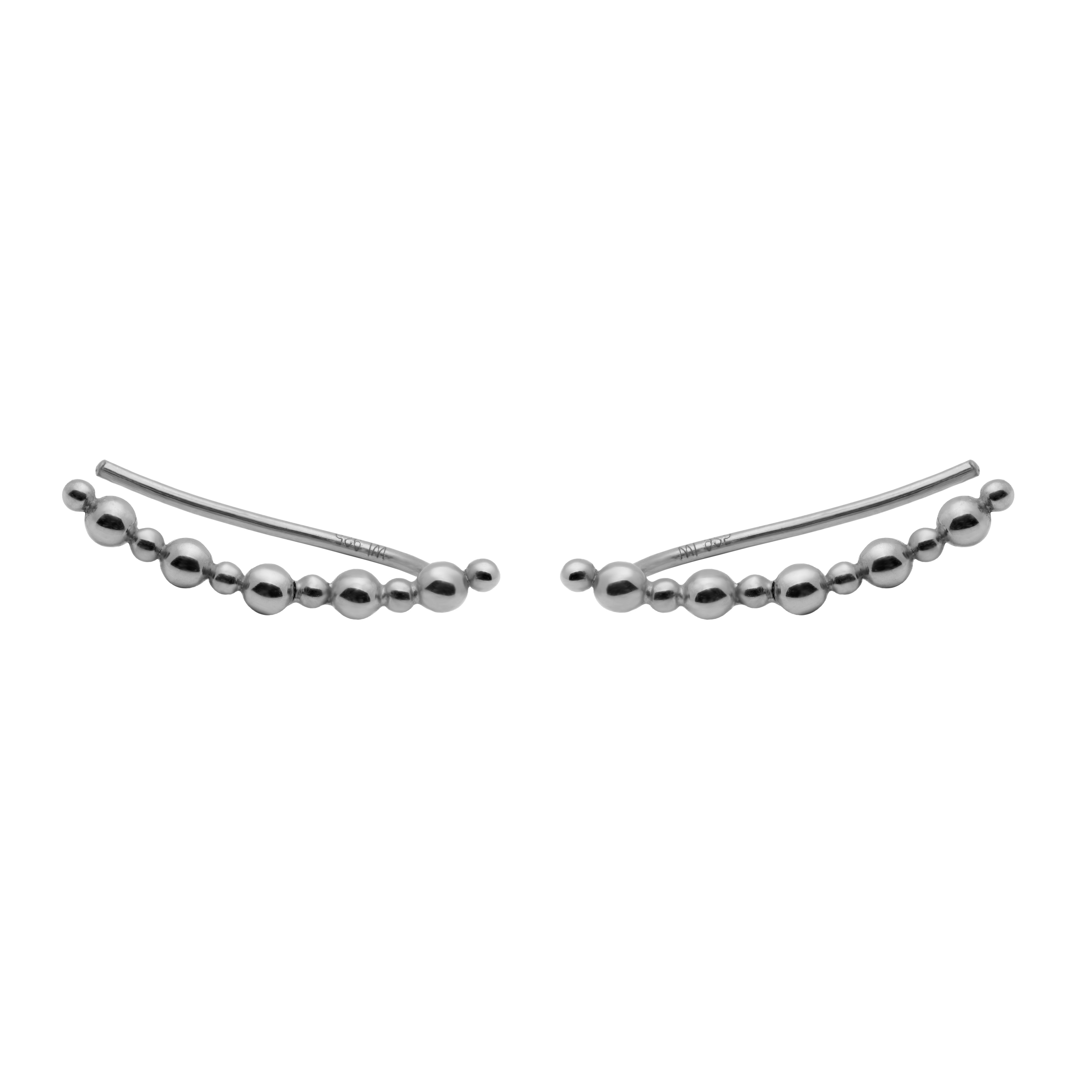 Stratos Ear Climber sterling silver